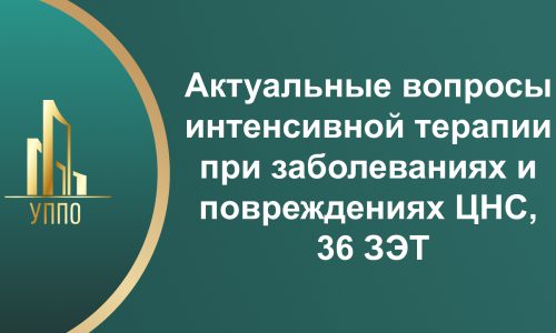 Актуальные вопросы интенсивной терапии при заболеваниях и повреждениях ЦНС, 36 ЗЭТ