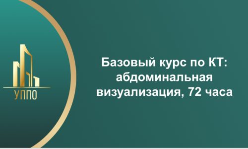 Базовый курс по КТ: абдоминальная визуализация, 72 часа