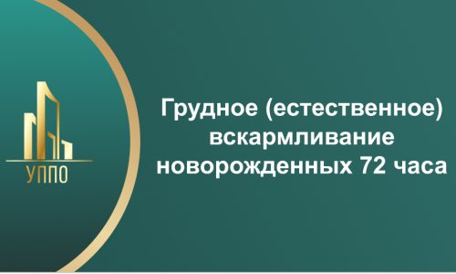 Грудное (естественное) вскармливание новорожденных 72 часа