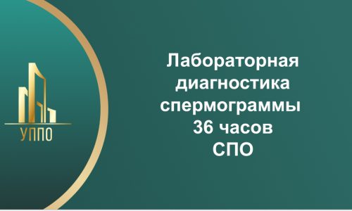 Лабораторная диагностика спермограммы 36 часов СПО