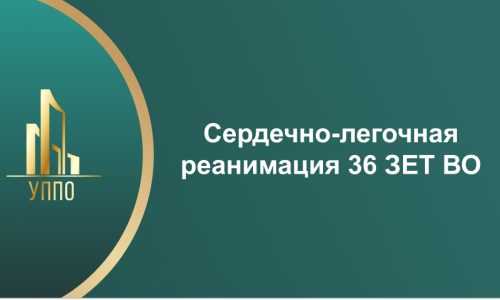 Сердечно-легочная реанимация 36 ЗЕТ ВО