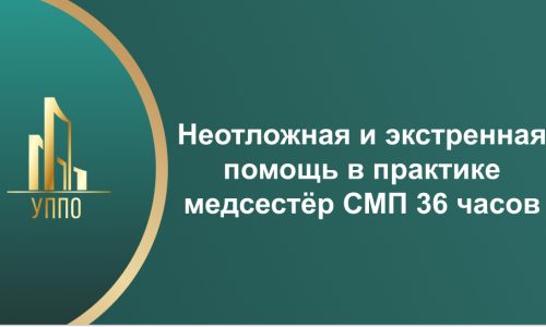 Неотложная и экстренная помощь в практике медсестёр СМП 36 часов