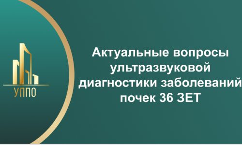 Актуальные вопросы ультразвуковой диагностики заболеваний почек 36 ЗЕТ