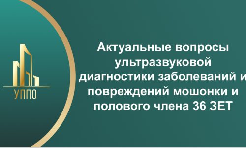 Актуальные вопросы ультразвуковой диагностики заболеваний и повреждений мошонки и полового члена 36 ЗЕТ