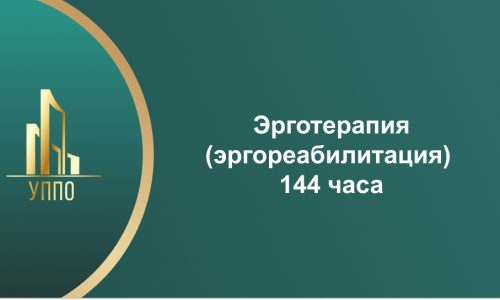 Эрготерапия (эргореабилитация) 144 часа