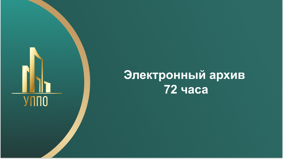 Электронный архив 72 часа